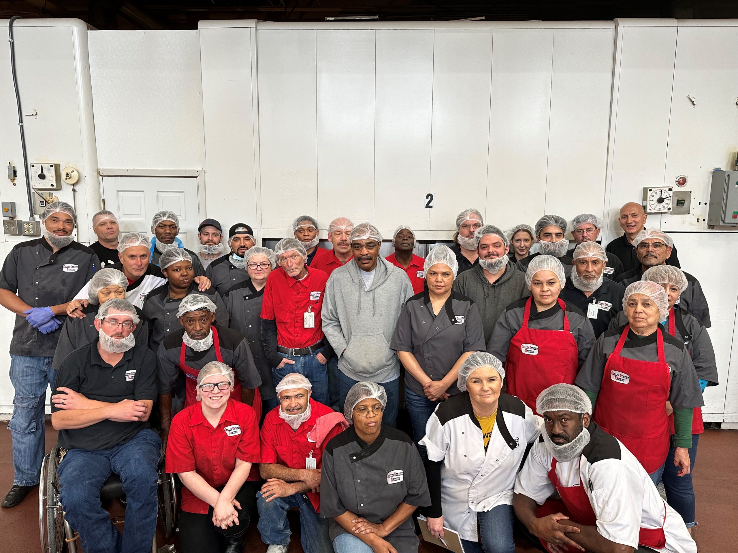Collin Street Bakery production crew
