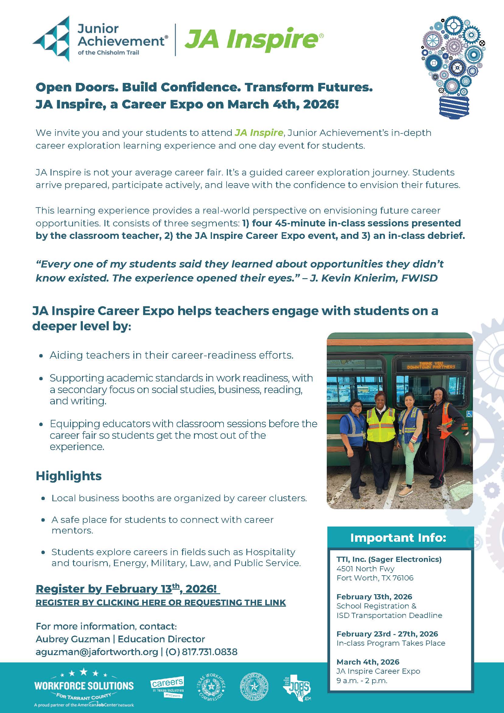 JA Inspire Career Expo 2026_Educator